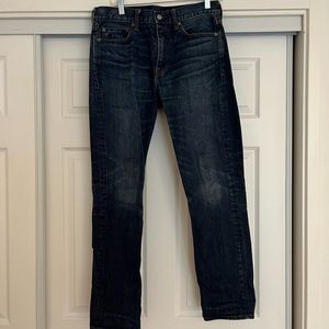 J. Crew Denim Jeans in Dark Wash